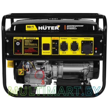 Бензиновый генератор Huter DY8000LX картинка 2